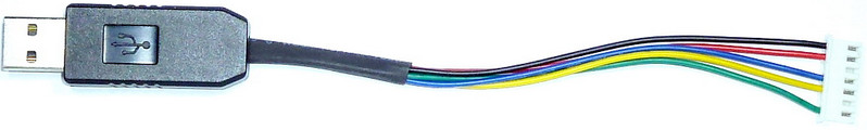 Адаптер кабель гибкий USB-UART в USB гнездо на PL2303HX