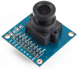 Модуль VGA камера OV7670 CMOS 640X480 SCCB, с объективом, интерфейс I2C недорого
