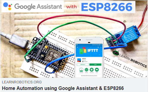 WiFi модуль esp8266 и Google Assistant