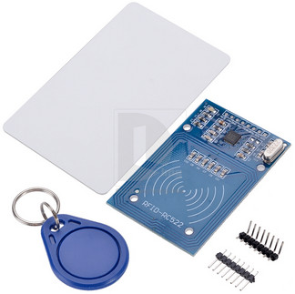 RFID набор RC522 NFC метка брелок S50 13.56 МГц на чипе FM1108 Fudan и метка карта