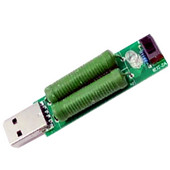 USB нагрузка на 1 и 2 Ампера в USB гнездо